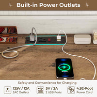 Sikaic Makeup Vanity Large Makeup Vanity with Lights & Charging Station Ample Storage Space and Sliding Mirror White