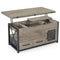 Sikaic Coffee Table 40in Lift Top Coffee Table Grey Grey / Engineered Wood / Modern