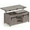 Sikaic Coffee Table 4 in 1 Lift Top Coffee Table with Hidden Storage Walnut Color Walnut / Engineered Wood / Modern