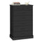 Sikaic Dresser 7 Drawers Dresser Black Black / Modern / Engineered Wood
