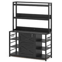 Sikaic File Cabinet File Cabinet with Lock Black Black / Engineered Wood / Modern