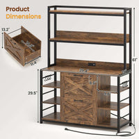 Sikaic File Cabinet File Cabinet with Lock Brown Brown / Engineered Wood / Modern