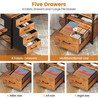 Sikaic Gaming Desk 75 Inches Led Gaming Desk Brown Brown / Engineered Wood / Modern