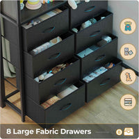 Sikaic Loft Bed Frame Twin Loft LED Bed Frame Desk and 8 Storage Drawers & Charging Sation Grey Grey / Steel / Modern