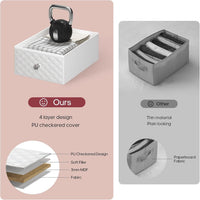 Sikaic Makeup Vanity Makeup Vanity with 11 Drawers and Extra Large Mirror White White / Engineered Wood / Modern