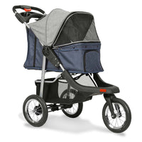 Sikaic Pet Stroller Pet Stroller Folding Traveling Cart Blue Grey Blue&Grey / Modern