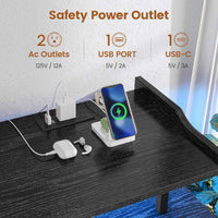 Sikaic TV Stands 63 inch LED TV Stand Dresser Black Black / Engineered Wood / Modern