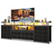 Sikaic TV Stands 63 inch LED TV Stand Dresser Black Black / Engineered Wood / Modern