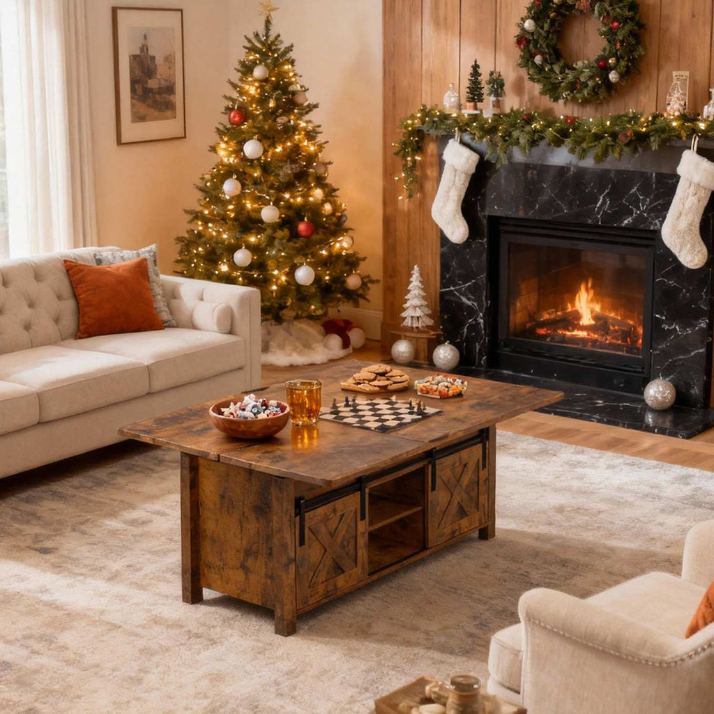 Christmas Magic for Small Spaces: Expand with Multi-Functional Furniture, Keep the Cozy Charm