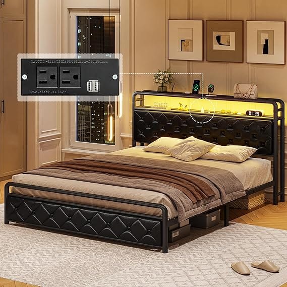Illuminating Your Sleep Space: The Magic of a Fluorescent Bed Frame
