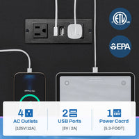 Sikaic 70.8'' Large PC Gamer Gaming Desk with LED Lights Storage Shelves Monitor Stand Power Outlets and Cup Holder Black