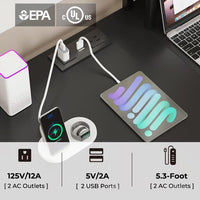 Sikaic 94.5" T Shaped 2 Person Modern Gaming Desk Computer Furniture with Storage LED Lights Black