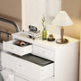 Sikaic Dressers 7 Drawers Dresser With Sturdy Base Storage Cabinet White