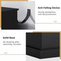 Sikaic Dressers 51.5 Inches Width 6 Drawers Dresser Large Capacity Clothing Storage Cabinet Black