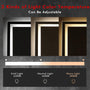 Sikaic Medicine Cabinets Wall Mounted Lighted Medicine Cabinet with Mirror Storage White