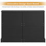 Sikaic Dressers 8 Drawers Long Double Dresser with Storage Organizer Black