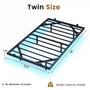 Sikaic Bed Frame Floating LED Bed Frame Black