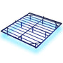 Sikaic Beds & Bed Frames Metal Floating Bed Frame with LED Lights no Headboard Black
