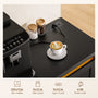 Sikaic Buffet Cabinet 60 Inch Sideboard Buffet Cabinet with Storage Power Black Black / Engineered Wood / Modern