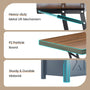 Sikaic Coffee Table 4 in 1 Multi-Function Lift Top Coffee Table with Storage and Hidden Compartment Blue Blue / Engineered Wood / Farmhouse