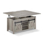 Sikaic Coffee Table 4 in 1 Multi-Function Lift Top Coffee Table with Storage and Hidden Compartment Grey Grey / Farmhouse / Wood