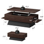 Sikaic Coffee Table 47.2" Modern Lift Top Coffee Table with Storage Compartment Walnut Walnut / Engineered Wood / Modern