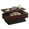 Sikaic Coffee Table 47.2" Modern Lift Top Coffee Table with Storage Compartment Walnut Walnut / Engineered Wood / Modern