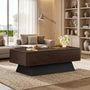 Sikaic Coffee Table 47.2" Modern Lift Top Coffee Table with Storage Compartment Walnut Walnut / Engineered Wood / Modern