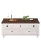 Sikaic Coffee Table 47.2" Farmhouse Lift Top Coffee Table with 4 Drawers & Storage White White / Engineered Wood / Farmhouse