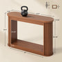 Sikaic Console Table Sikaic Fluted Console Table Brown Brown / Engineered Wood / Modern