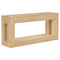 Sikaic Console Table 63 Inch Long Console Table with 2 Drawers Natural Wood Natural / Engineered Wood / Modern