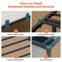 Sikaic Daybeds Twin Size Daybed with Charging Station and LED Lights Black Black / Twin / Modern