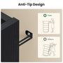 Sikaic Dresser 49.5" Tall 5-Drawer Dresser with Anti-Tip Safety Black Black / Engineered Wood / Industrial