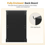 Sikaic Dresser 43.9 inch Tall 6-Drawer Dresser Black Black / Engineered Wood / Modern
