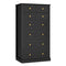 Sikaic Dresser 55.1 Inches High Tall Dresser with 8 Drawers Black Black / Engineered Wood / Modern