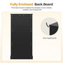 Sikaic Dresser 59.6 inch Tall 8-Drawer Dresser Black Black / Engineered Wood / Modern