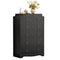 Sikaic Dresser  49.5" 5 Drawer Dresser with Large Drawers & Metal Glides Black Black / Engineered Wood / Vintage