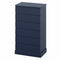 Sikaic Dresser 51.8 inch Tall 7-Drawer Dresser Blue Blue / Engineered Wood / Modern