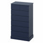Sikaic Dresser 51.8 inch Tall 7-Drawer Dresser Blue Blue / Engineered Wood / Modern