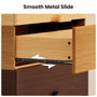 Sikaic Dresser 47.6 inch Tall 5-Drawer Dresser Brown Gradient Brown / Engineered Wood / Modern