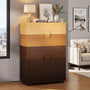 Sikaic Dresser 47.6 inch Tall 5-Drawer Dresser Brown Gradient Brown / Engineered Wood / Modern