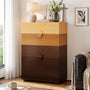 Sikaic Dresser 47.6 inch Tall 5-Drawer Dresser Brown Gradient Brown / Engineered Wood / Modern