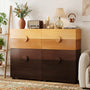 Sikaic Dresser 47.6 inch Tall 5-Drawer Dresser Brown Gradient Brown / Engineered Wood / Modern