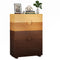Sikaic Dresser 47.6 inch Tall 5-Drawer Dresser Brown Gradient Brown / Engineered Wood / Modern