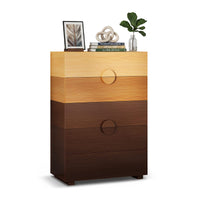 Sikaic Dresser 47.6 inch Tall 5-Drawer Dresser Brown Gradient Brown / Engineered Wood / Modern