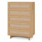 Sikaic Dresser Dresser with 5 Drawers Rattan Natural / Engineered Wood / Bohemian