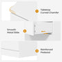 Sikaic Dresser 43.9 inch Tall 6-Drawer Dresser White White / Engineered / Modern