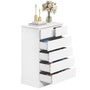 Sikaic Dresser 43.9 inch Tall 6-Drawer Dresser White White / Engineered / Modern