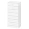 Sikaic Dresser 59.6 inch Tall 8-Drawer Dresser White White / Engineered Wood / Modern
