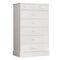 Sikaic Dresser 7 Drawers Dresser White White / Modern / Engineered Wood
